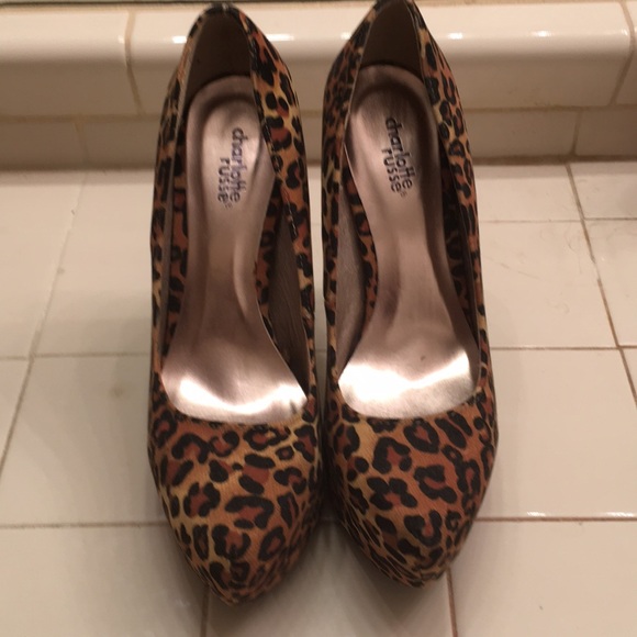 Charlotte Russe Shoes - Charlotte Russe Animal print heel